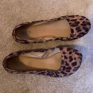 Leopard Flats Size 8